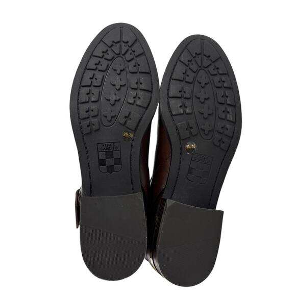 NEW Vince Camuto Preshent Women's Brown Leather Zip Knee High Riding Boots Sz 9 - Picture 4 of 7